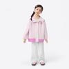 Little Yinman Girls' Letter Print Plush Hooded Jacket