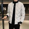 Winter Short Light Stand-up Collar Loose White Duck Down Warm Trendy Coat Men