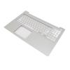 Laptop Upper Case Cover Replacement Notebook Upper Case C Shell for Dell Inspiron 15 5570 5575 Silver