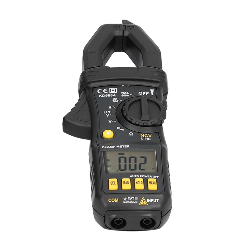 Multi Function Clamp Meter Portable Compact Data Reading Lock Non Contact Type High Accuracy