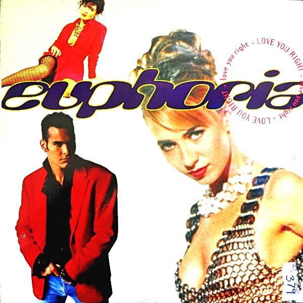 

LP Record EUPHORIA Love You Right 12EM247 EMI 1992 UK Dance Electronica Used