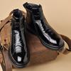 British-style Men's Casual Retro Chelsea Boots for Men Autumn Winter Cow Leather Shoes Male Fashion New Designer Ankle Boots Man