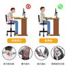 Ergonomic Folding Desk Extender, Desktop Extender with Armrest and Mouse Table, Easy Installation, Relieves Fatigue, Ideal for Home and Office