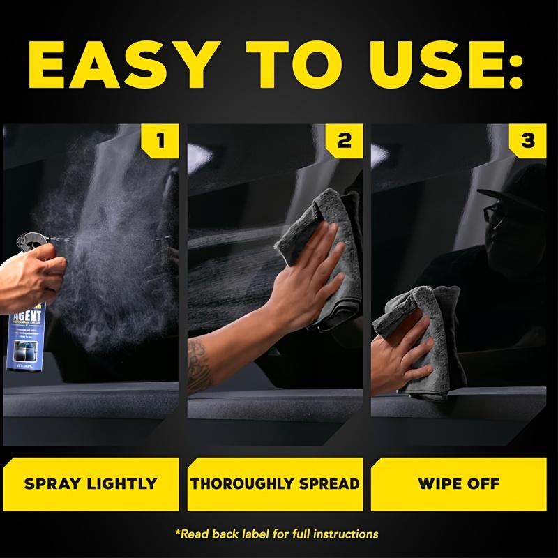 3 In1 Car Quick Ceramic Nano Spray Crystal Coating Liquid Hydrophobic Anti-Scratches Car Wax Paint Care Scratch Remover