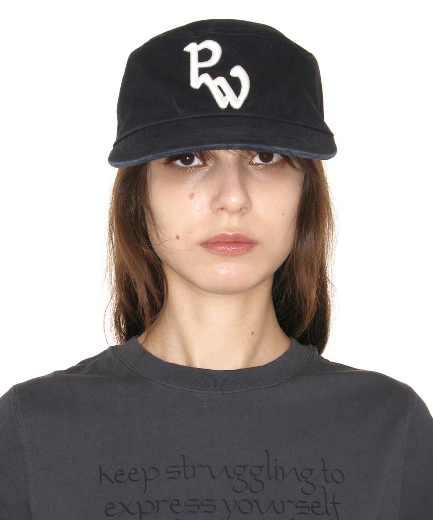 PARTIMENTO WOMEN Pw Symbol Pillbox Cap_Navy