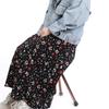 Three Legged Elderly Non?Slip Cane Stool Folding Outdoor Retractable Walking Stick Chair