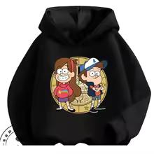 Autumn Winter Hoodie Gravity Falls Lovely Cartoon Print Casual Street Style Kids Boys Girls 3 14 Years Warm Soft Outdoor