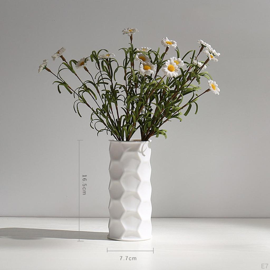 Decorative Flower Vase Holder Arrangement Simple Ceramic Floor for Home