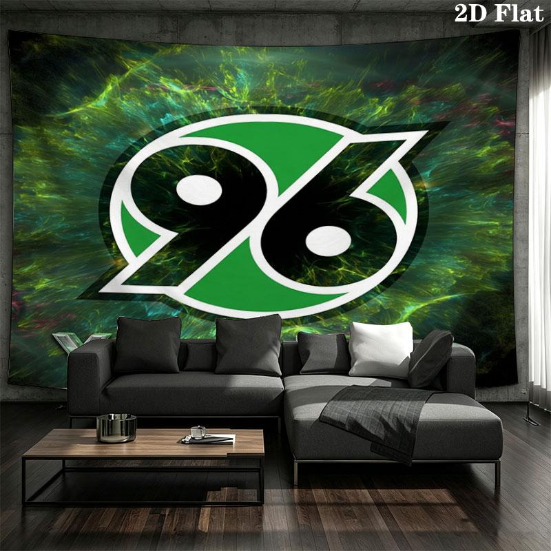 Hannover 96 Custom Name Wall Tapestry Aesthetic Wall Hanging Printed Fabric Blanket Decorative Tapestries for Bedroom Living Room Home Decor