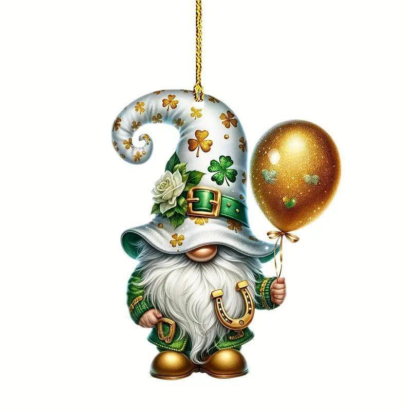 Vibrant Acrylic Car Hanging Ornament Backpack Accessory For Christmas Decoration Tree