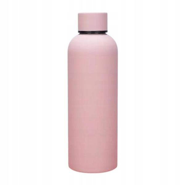 Ecarla Bidon Ze Stali Nierdzewnej, Butelka Termiczna 500Ml Brudny Róż Bd46R
