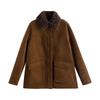 Women's Corduroy Lamb Wool Lined Workwear Jacket