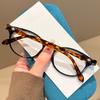 Women's INS Style Retro Small Oval Presbyopia Glasses Stylish Retro Ultra-Lightweight Anti-Blue Light Reading Glasses