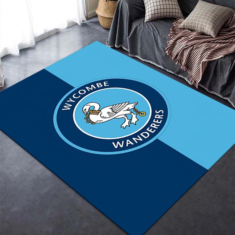 Wycombe Wanderers Fc Carpet Rug For Living Room Bedroom Home Sofa Decorationkids Play Nonslip Floor Mat
