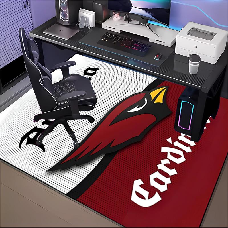 Cardinals Team Spirit Rug Game Carpet, Floor Mat for Bedroom Living Room Entryway Rug, Home Decor Idea Gift for Christmas Birthday