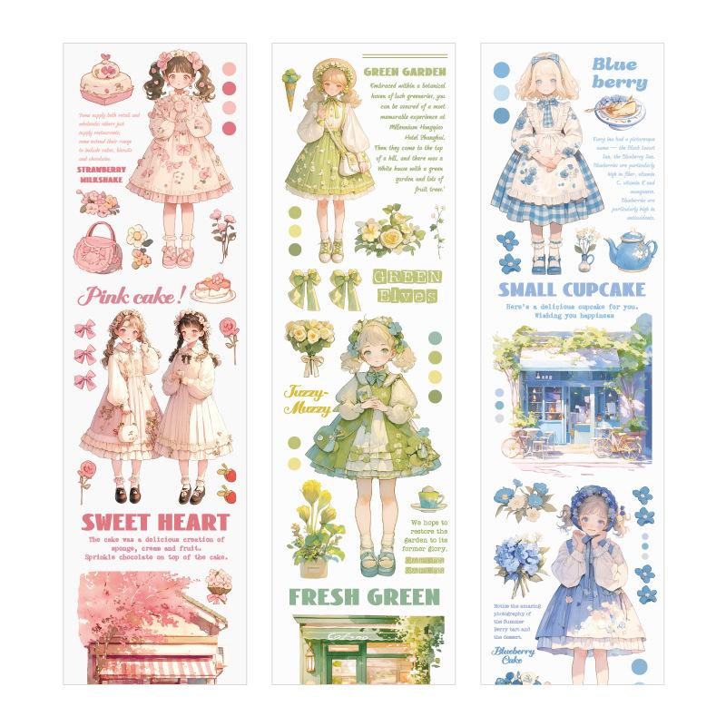 1pcs DIY Decoration Adhesive Tapes Japanese Ji Xia's Dream Washi Tapes Masking Tapes stickers stationery
