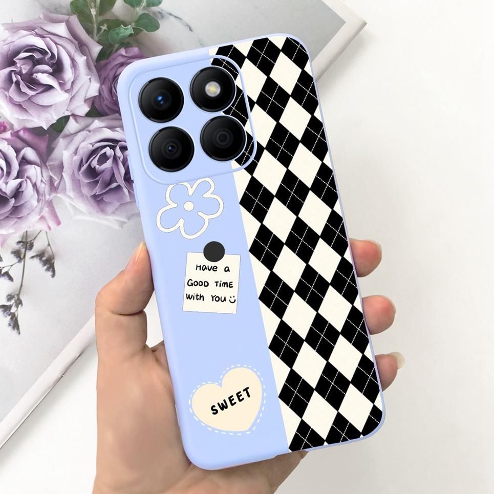 Women Fashion Girly Phone Case For Huawei Honor X9b Honor X8b Coque Funda Flower Pattern Soft Silicone Funda HonorX9b 5G Coques