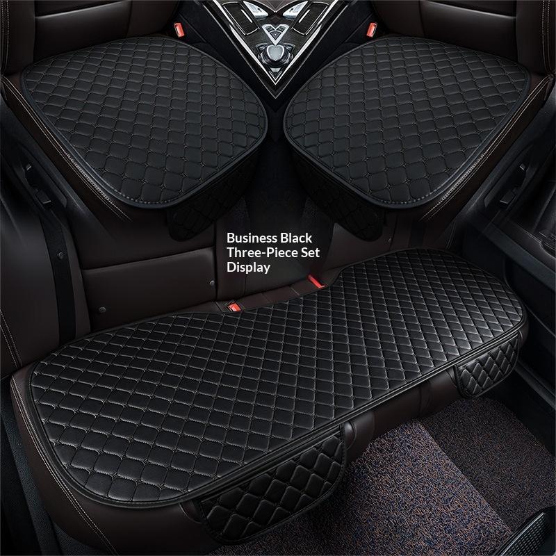 1Pcs New Universal Car Seat Covers Wear-Resistant Durable Seat Cushion Black Leather Automobiles Seats Cover