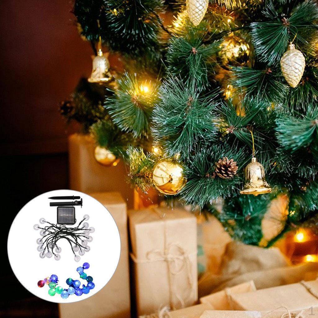 

20 LED Globe Solar , Christmas Lights Outdoor, Waterproof Lighting for color
