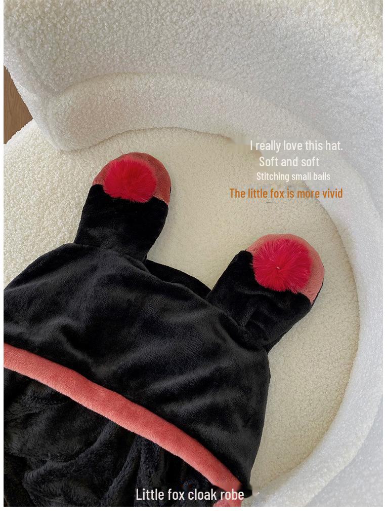 Pijamale Capibara de Lux: Pătură Confortabilă & Pelerină Șal - Pufoasă, Pelerină Robă Leneșă