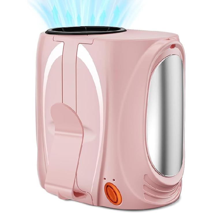 AI Portable Waist Fan, 6-Speed 16000RPM Strong Turbo Airflow, 40H Max Cooling Battery Powered Personal Fan Rechargeable, Hands-Free Shirt/Belt/Neck