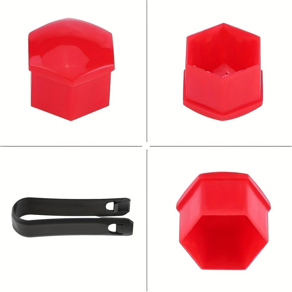 20Pcs 17mm Silicone Wheel Hub Screw Covers, Universal Anti-Rust Car Tire Nut Protection Caps