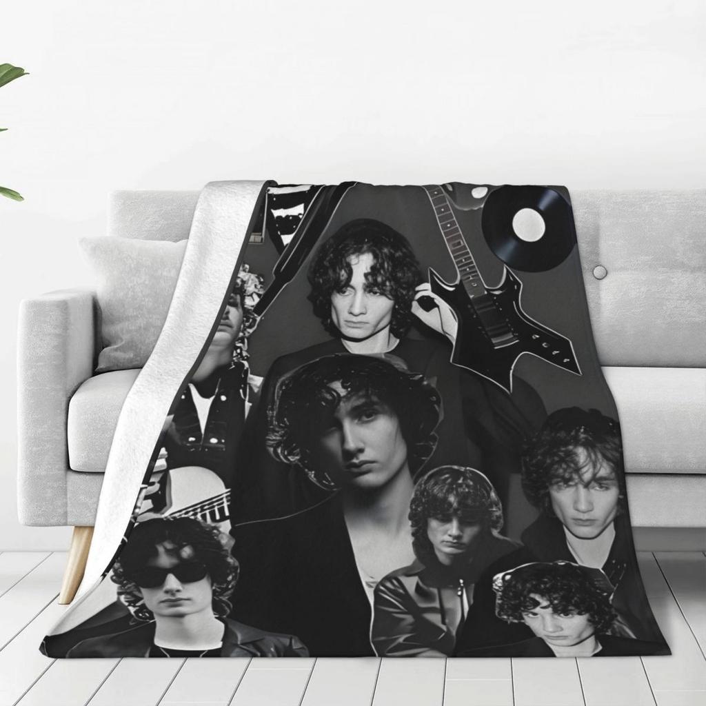 Custom Sombr Blanket Warm Fleece Soft Flannel American Singer Throw Blankets For Bed Sofa Office Autumn