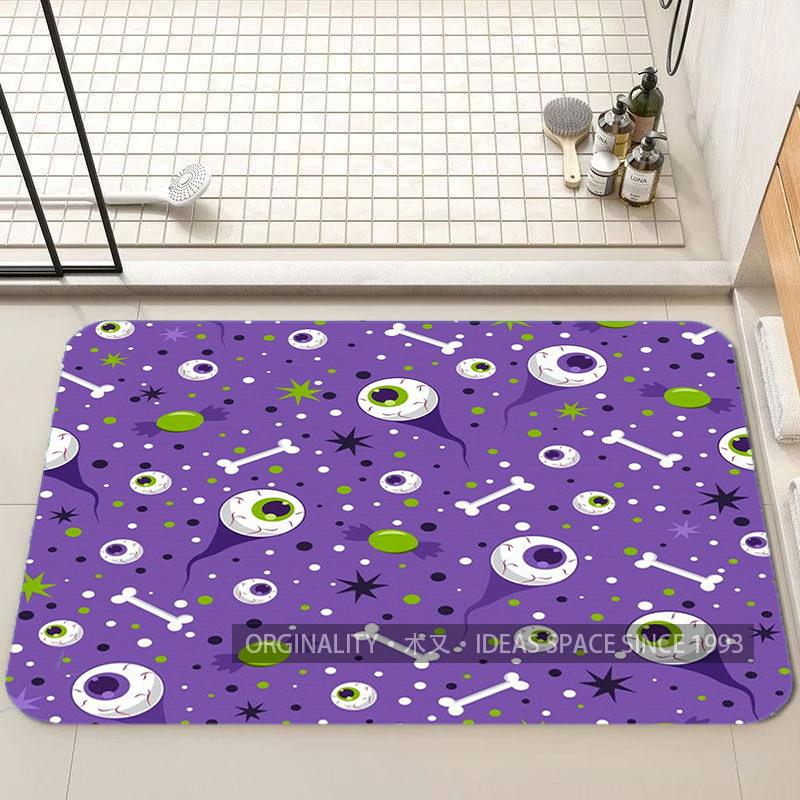 Halloween Pattern Floor Mat Living Room Decoration Home Sofa Non-Slip Carpet Study Bedroom Tatami Children'S Soft Floor Mat