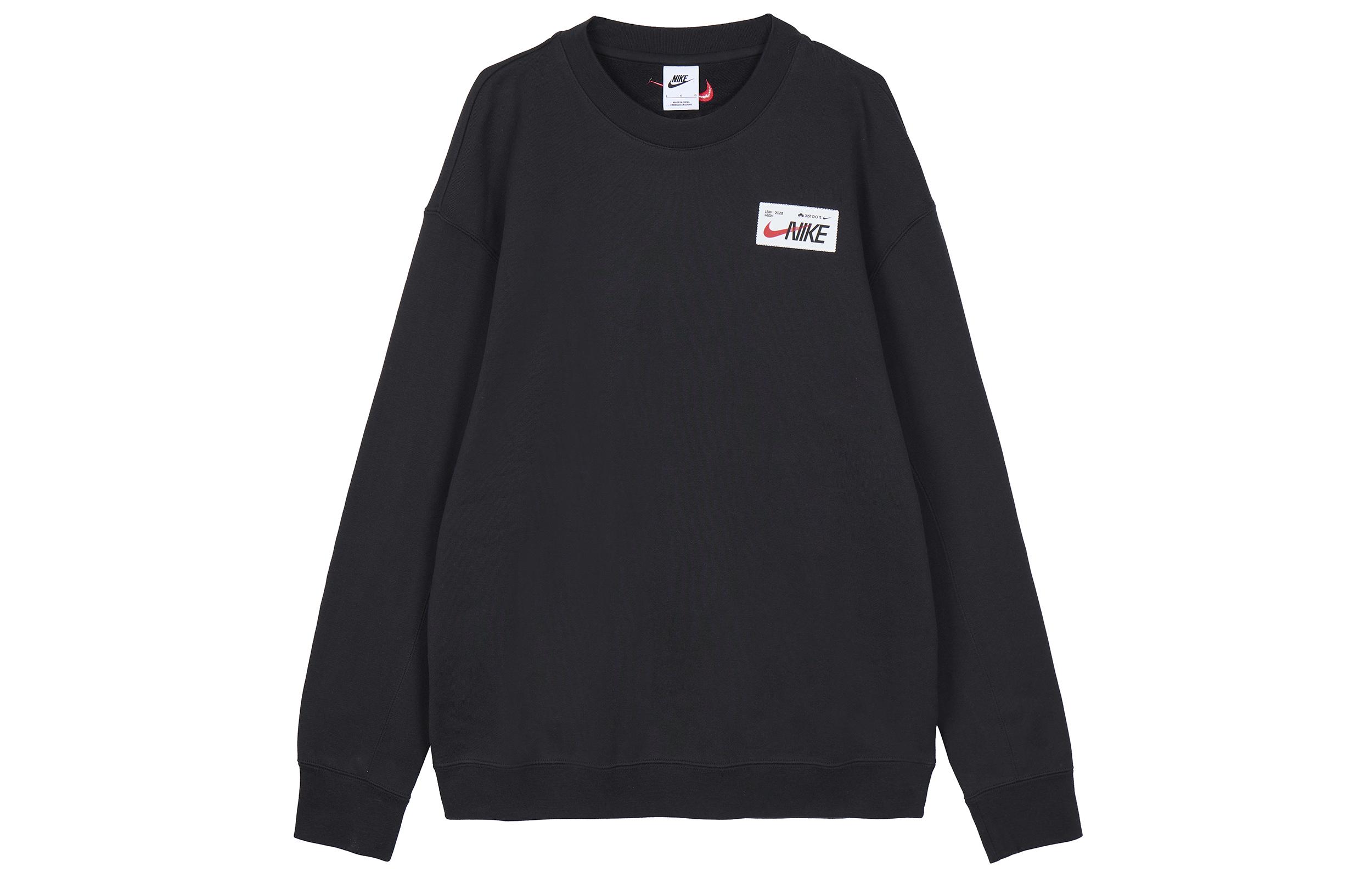 Nike CNY Collection Sweatshirts Men s Black Crew Neck Moderate Regular FD4059-010 XL