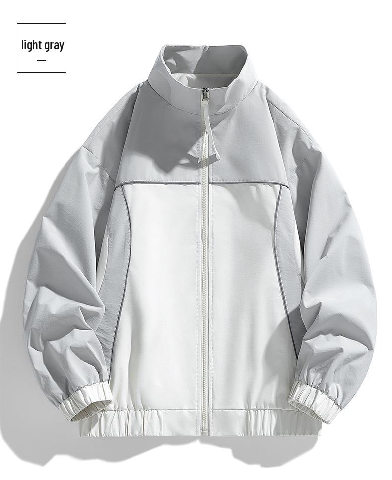 2024 Autumn Men's High-End Stand Collar Casual Jacket