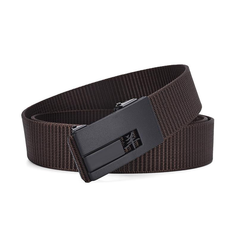 Zodiac Toothless Canvas Belt Simple Automatic Buckle Imitation Nylon Belt Casual Men'S Belt
