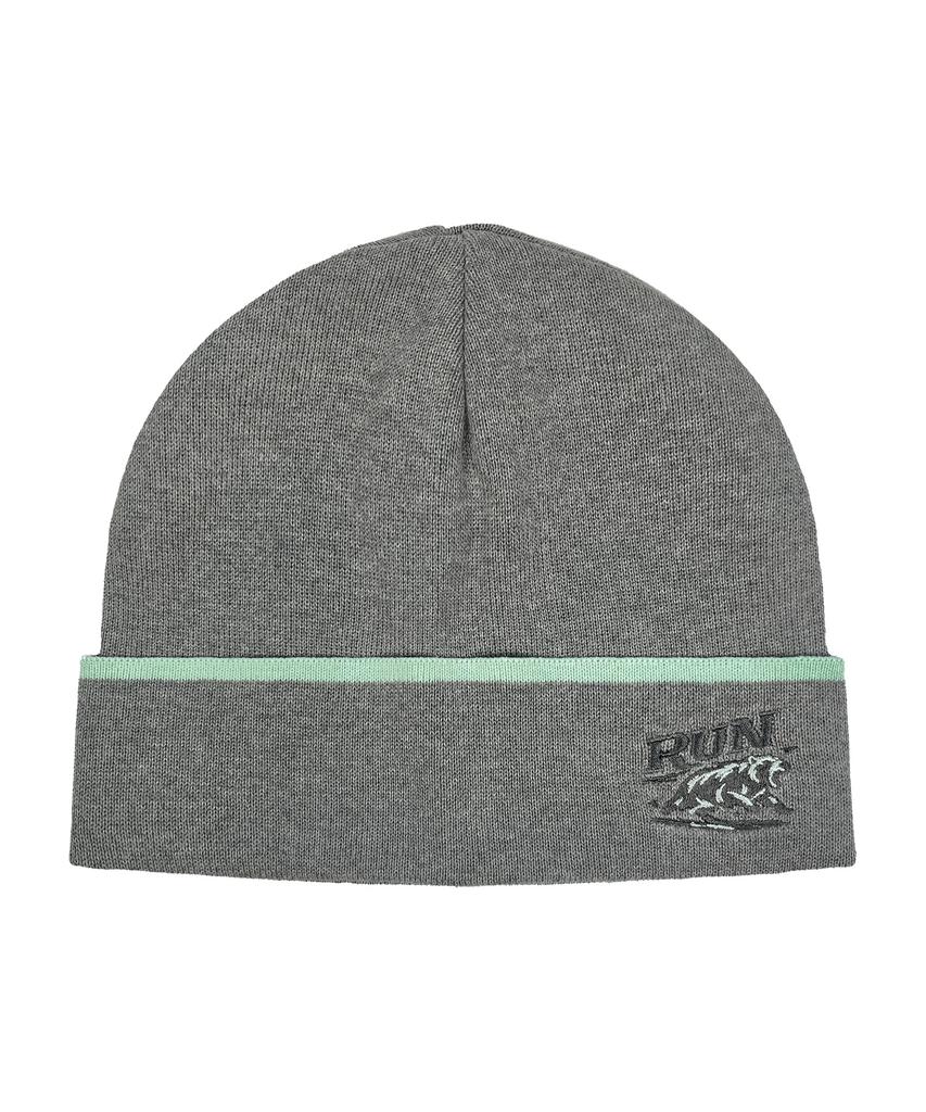 Nyuteib All Day Bear Beanie Big Head Fit - Silver Bear