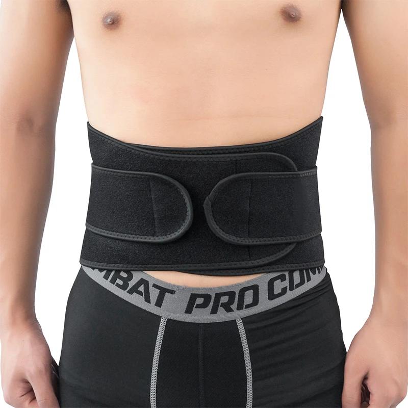 

Back Support Sport Adjustable Back Brace Lumbar Support Belt With Breathable Dual Straps Gym Lower Back Pain Relief Unisex L for waist 90-110cm