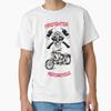 Firefighter Motorcycle Classic T Shirt Vintage Designer Clothes Homme Graphic Fashion Unisex Casual
