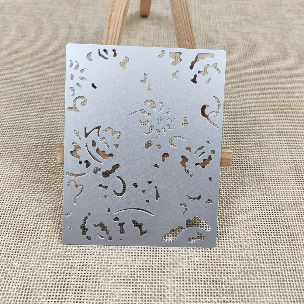 Rectangular Frame Metal Cutting Dies Scrapbooking Silvery Carbon Steel Embossing Die Cut Stencil DIY Photo Album Card Making