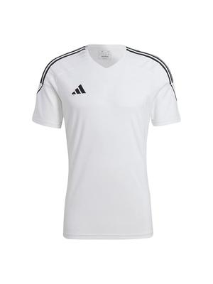 Adidas Tiro 23 League Jersey ETX37 Short Sleeve Soccer Size M Men's T-Shirt, White/Black (HR4610),