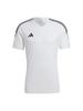 Adidas Tiro 23 League Jersey ETX37 Short Sleeve Soccer Size M Men's T-Shirt, White/Black (HR4610),