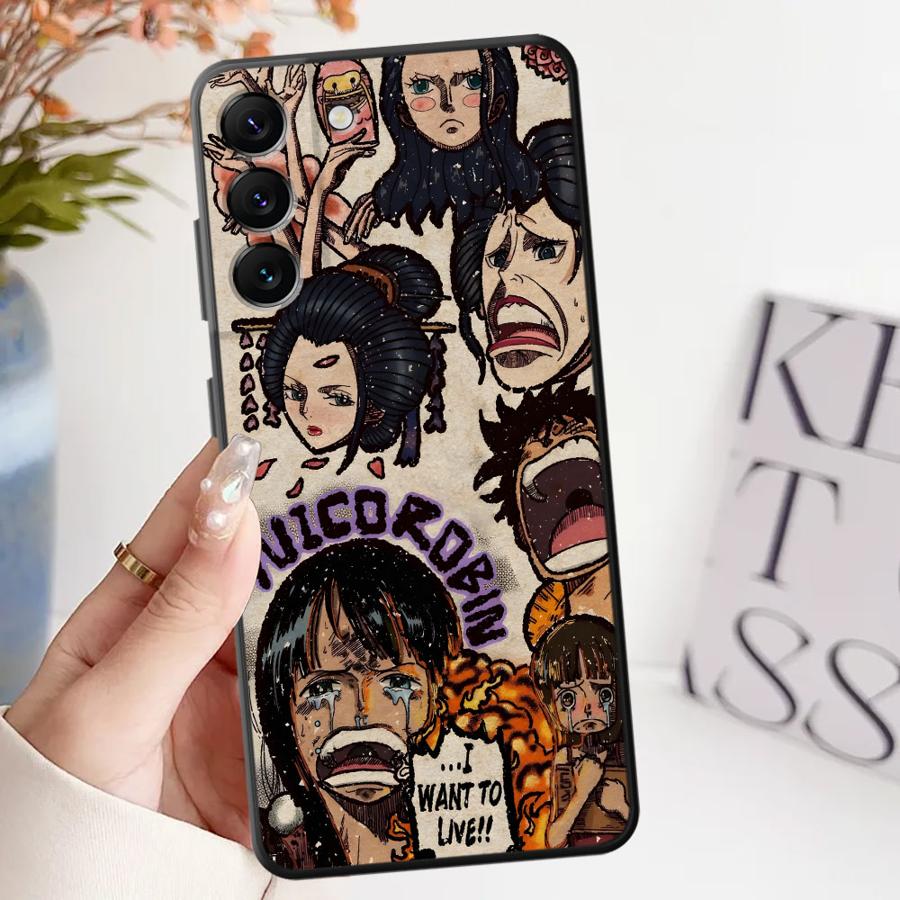 Case for Samsung Galaxy A36 A32 A24 A55 A41 A22 A52 A26 A72 A25 A71 A23 A53 A35 A51 A73 Black Soft Phone Cover Art One Piece
