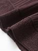 2025 Spring Women's European & American Ribbed Crew Neck Long Sleeve Knitted Cardigan