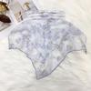 Potato buttercup yarn ice feeling breathable thin mask neck protection silk scarf cover the whole face mulberry spring summer sun protection shade spo