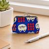 Cartoon Cat Coin Purse, Women Cute Kitten Change Purse, Kiss Lock Small Purse for Coins Cards Folded Cash