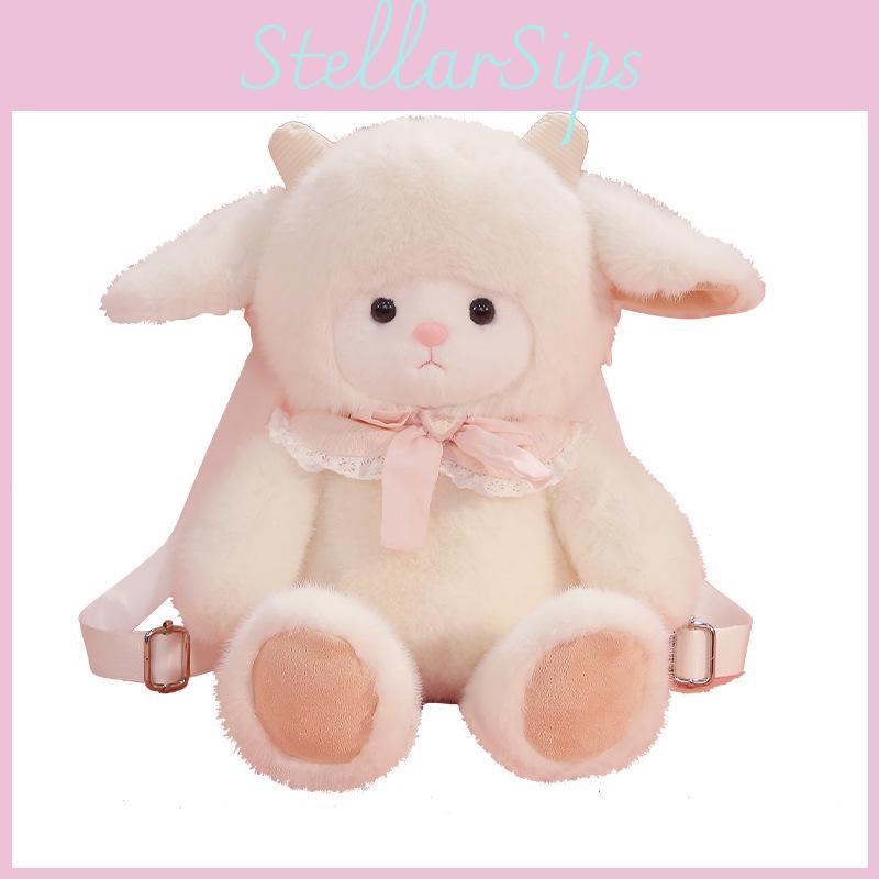 Sheep Plush Backpack Toy For Girls Kids Gift Souvenir