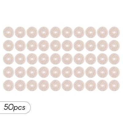 50pcs Guitar Strap Felt Button Washers Locks Blocks Guitar Parts Accessories