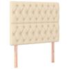 Headboard - Maison Exclusive - Cream - 90 X 7 X 118/128 Cm - Adjustable Height