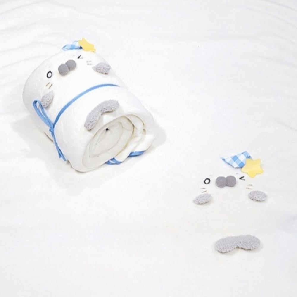 Multi Functional Flannel Ocean Seal Nap Blanket Marine Life Seal Cartoon Shawl Blanket Soft Cozy Swaddlings Unisex