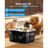 Dog Water Fountain Stainl Steel 2.6 Gallon 10L Pet Water Fountain Cat Water Fountain Dog Water Bowl Dispenser for Large Dogs Mu
