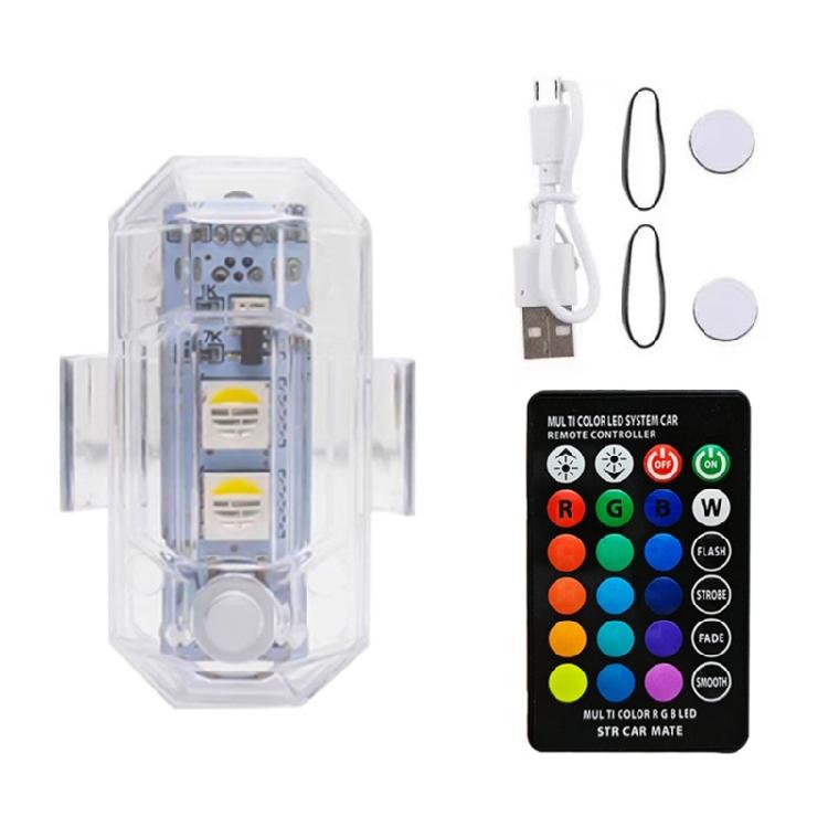 Rechargeable LED Strobe Light Versatile Vehicle Lighting ABS Lamp for Enhanced Visibility & Safety in Night Driving