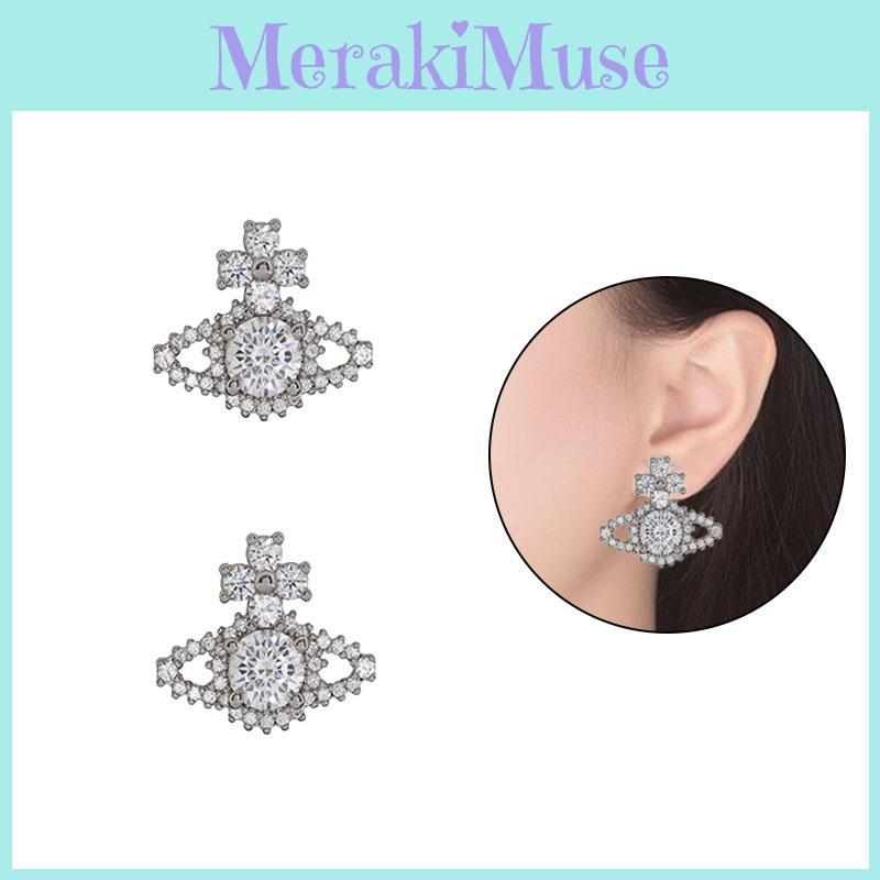 High-end Saturn Planet Ear Studs Glamorous And Fashionable
