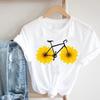 Kvinnor Fjäril Kortärmad Vår Sommar Trend Tryck Kläder Mode Kläder Tryck T-tröja T-shirt Kvinnlig Grafisk T-shirt