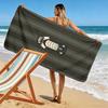 Brøndby IF LOGO Print Beach Towel, Large Soft Quick Dry Towel for Beach Camping Swimming